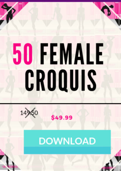50 Female Croquis