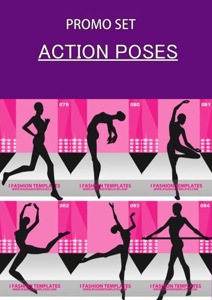 Action Pose Reference for Volleyball Players