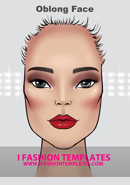 makeup chart long face